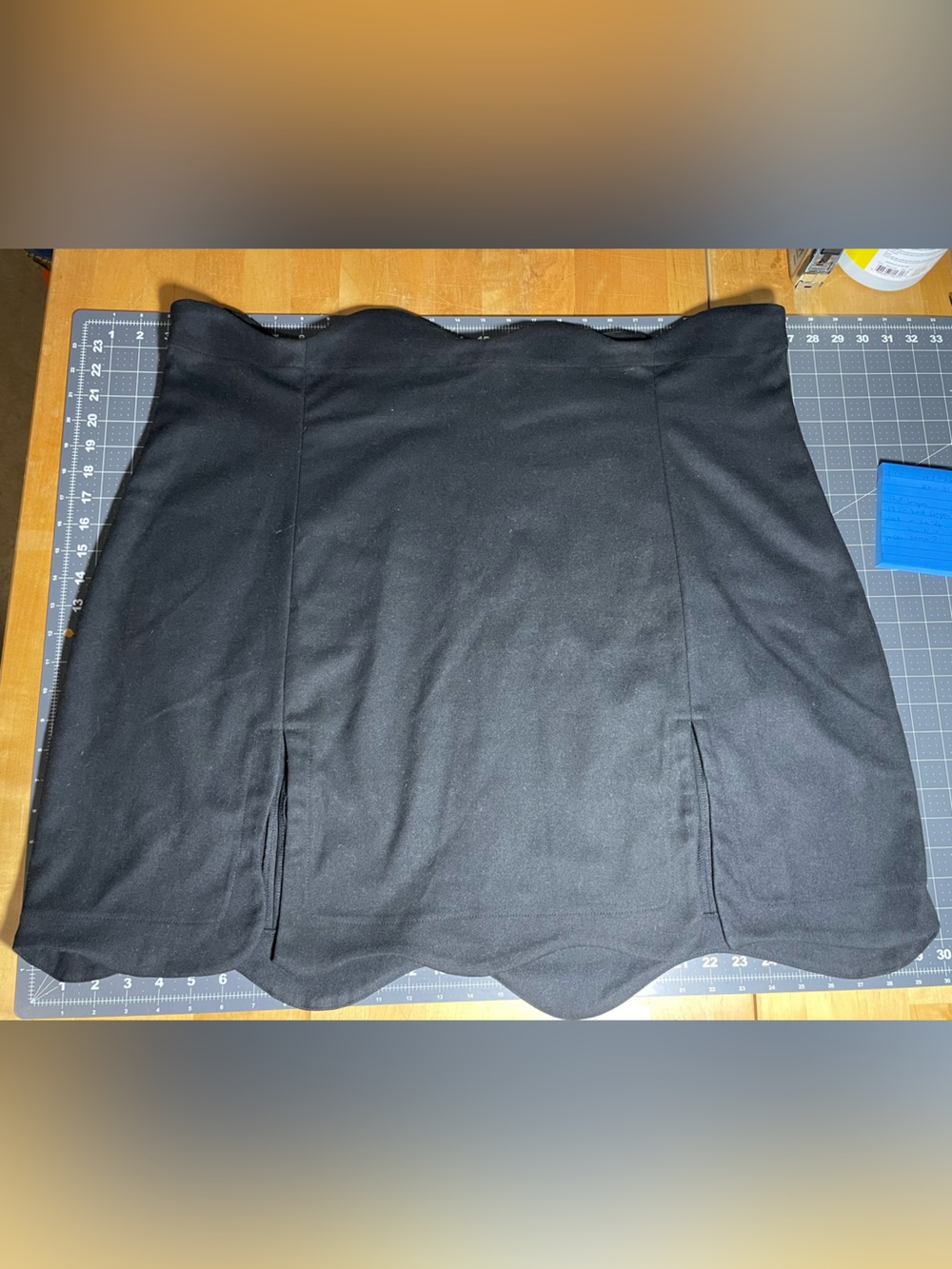Fashion Brand Company Black Ink Stain Skirt